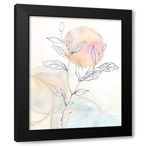Serendipity I Black Modern Wood Framed Art Print with Double Matting by Coulter, Cynthia