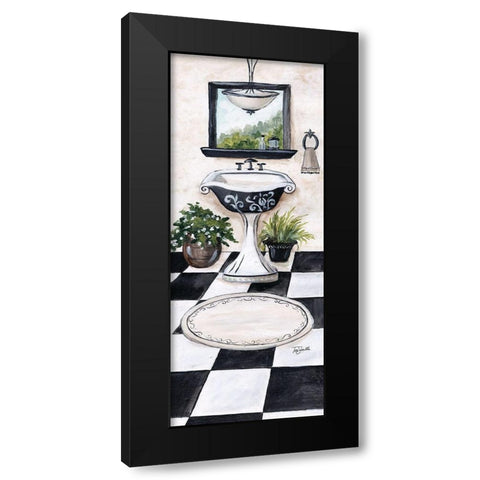 Studio Bath II Black Modern Wood Framed Art Print by Tre Sorelle Studios