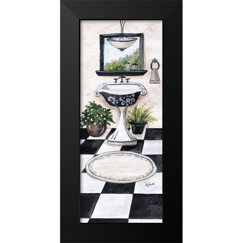 Studio Bath II Black Modern Wood Framed Art Print by Tre Sorelle Studios