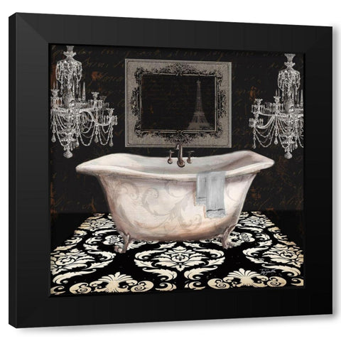 Midnight Bath II Black Modern Wood Framed Art Print with Double Matting by Tre Sorelle Studios