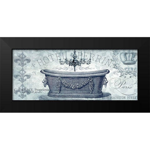 Paris Tub I Black Modern Wood Framed Art Print by Tre Sorelle Studios