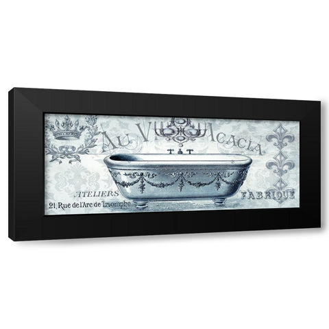 Paris Tub II Black Modern Wood Framed Art Print by Tre Sorelle Studios