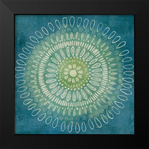 Jacobean Medallions I Black Modern Wood Framed Art Print by Coulter, Cynthia