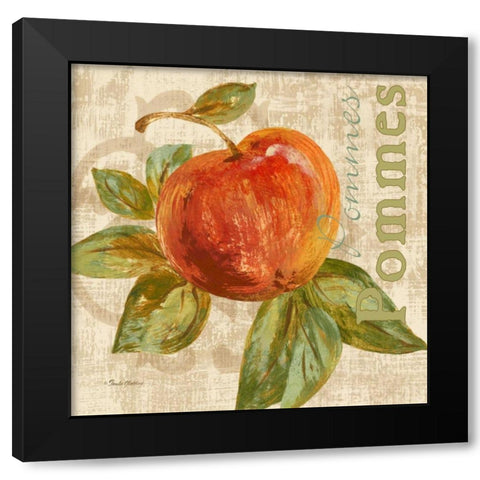 Rustic Fruit I Black Modern Wood Framed Art Print with Double Matting by Gladding, Pamela