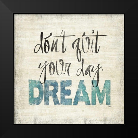 Love and Daydream II Black Modern Wood Framed Art Print by h.artworks