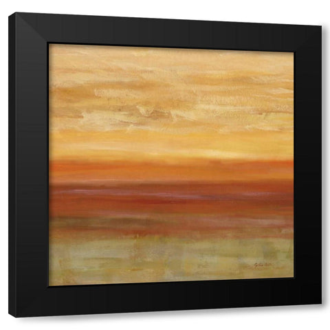 Horizons Spice I Black Modern Wood Framed Art Print by Coulter, Cynthia