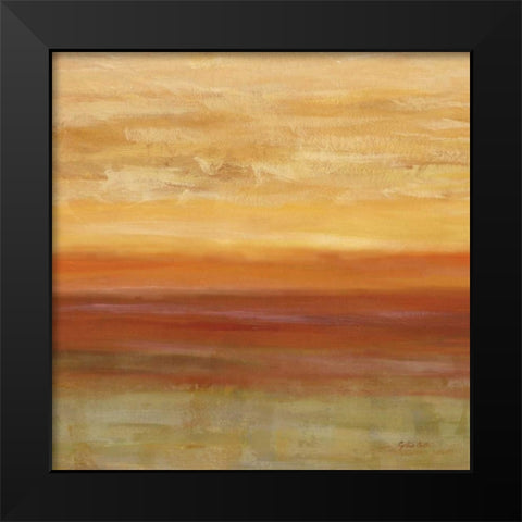 Horizons Spice I Black Modern Wood Framed Art Print by Coulter, Cynthia