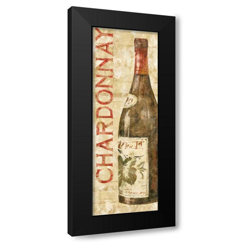 Wine Stucco I Black Modern Wood Framed Art Print with Double Matting by Gladding, Pamela