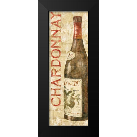 Wine Stucco I Black Modern Wood Framed Art Print by Gladding, Pamela