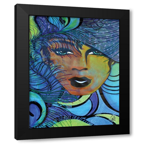 Urban Glam I Black Modern Wood Framed Art Print with Double Matting by Rivas-Velazquez, Gena