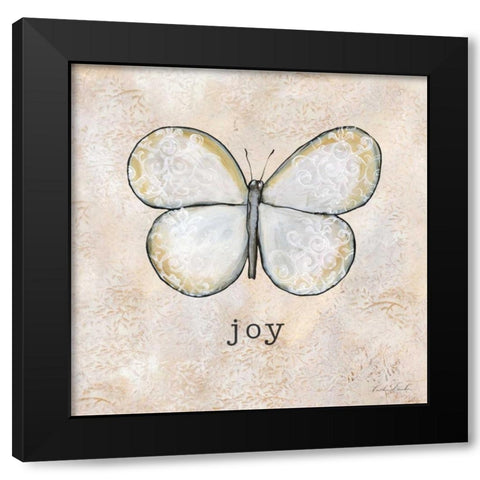 Butterfly Expressions I Black Modern Wood Framed Art Print with Double Matting by Dundon, Caitlin