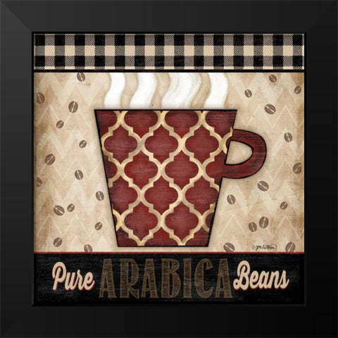 Premium Coffee III Black Modern Wood Framed Art Print by Killeen, Jen