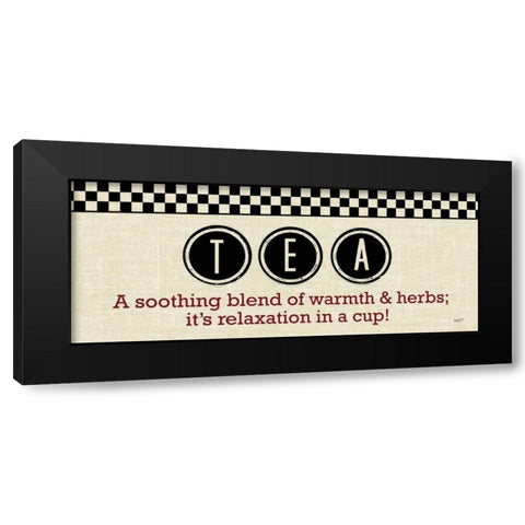 Checkered Kitchen Sign IV Black Modern Wood Framed Art Print with Double Matting by Reed, Tara