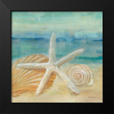 Horizon Shells I  Black Modern Wood Framed Art Print by Coulter, Cynthia