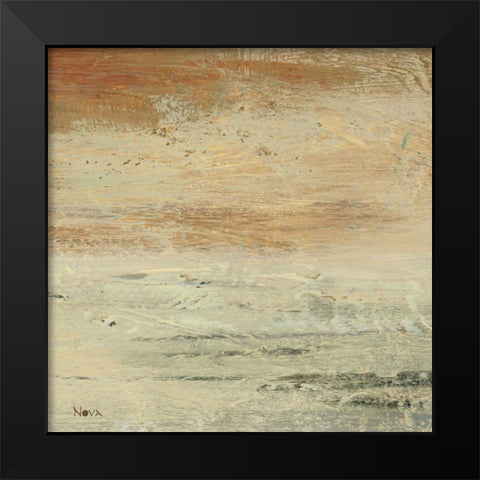 Siena Abstract I  Black Modern Wood Framed Art Print by Studio Nova