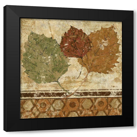 Golden Autumn II  Black Modern Wood Framed Art Print by Studio Nova