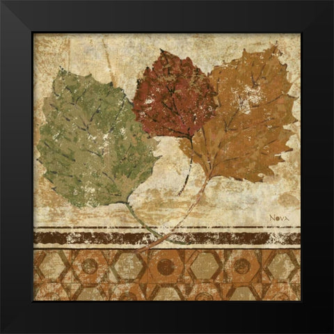 Golden Autumn II  Black Modern Wood Framed Art Print by Studio Nova