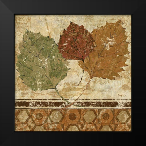Golden Autumn II  Black Modern Wood Framed Art Print by Studio Nova
