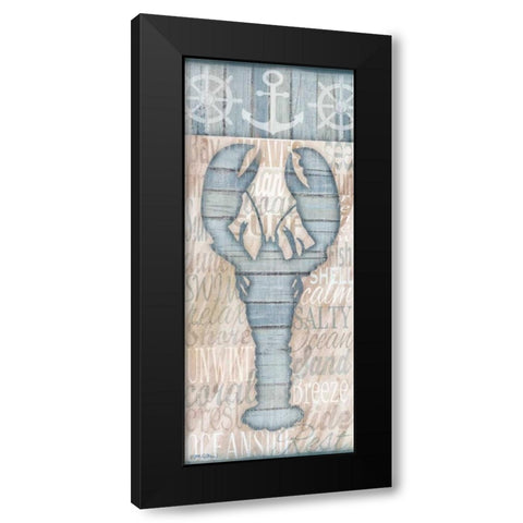 Ocean Life I  Black Modern Wood Framed Art Print with Double Matting by Killeen, Jen