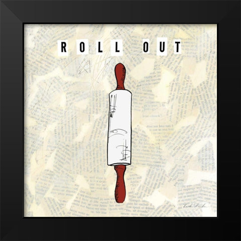 Kitchen Utensils I  Black Modern Wood Framed Art Print by Dundon, Caitlin