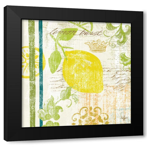 Fruit Crush I  Black Modern Wood Framed Art Print by Lyon, Rebecca