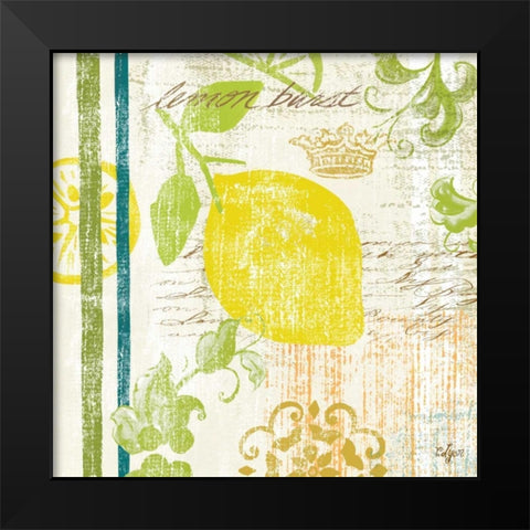 Fruit Crush I  Black Modern Wood Framed Art Print by Lyon, Rebecca