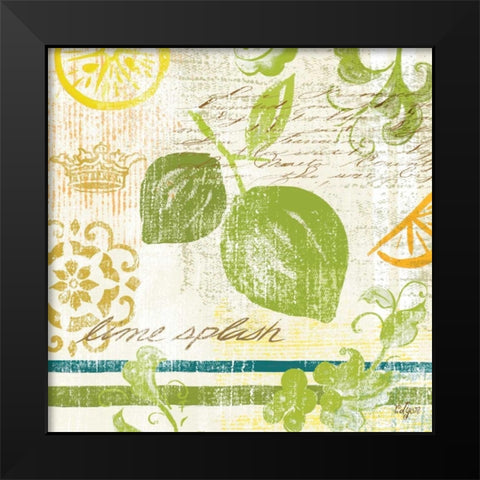 Fruit Crush II  Black Modern Wood Framed Art Print by Lyon, Rebecca