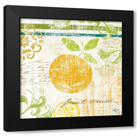 Fruit Crush III  Black Modern Wood Framed Art Print by Lyon, Rebecca