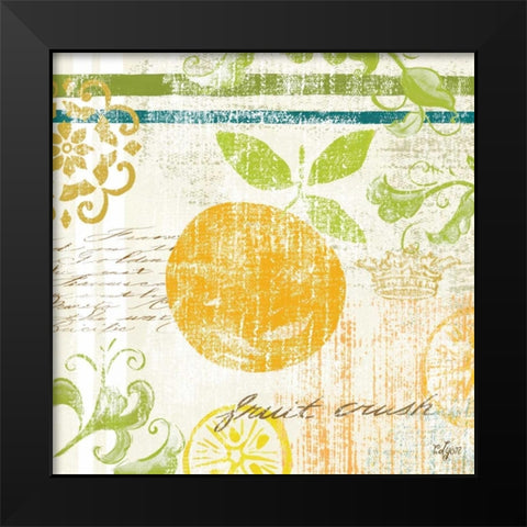 Fruit Crush III  Black Modern Wood Framed Art Print by Lyon, Rebecca