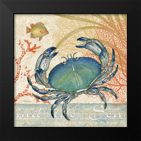 Oceana II Black Modern Wood Framed Art Print by Gladding, Pamela