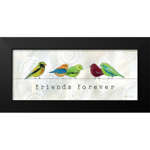 Birds of a Feather I Black Modern Wood Framed Art Print by Dundon, Caitlin
