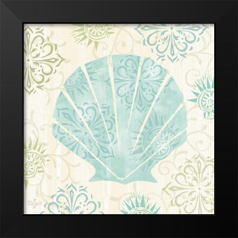 Coastal Whimsy VII Black Modern Wood Framed Art Print by Lyon, Rebecca