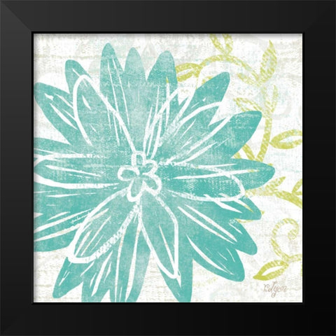 Graphic Garden IV Black Modern Wood Framed Art Print by Lyon, Rebecca