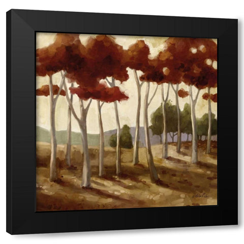 Spice Landscape I Black Modern Wood Framed Art Print with Double Matting by Milan, Vittorio