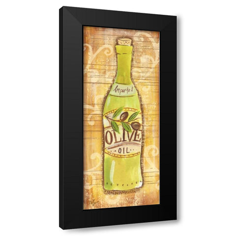 Gourmet Olive Oil II Black Modern Wood Framed Art Print with Double Matting by Lyon, Rebecca