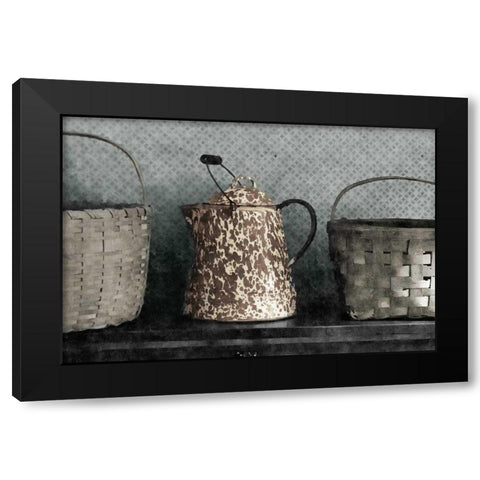 Farmhouse Black Modern Wood Framed Art Print by Romita, Denise