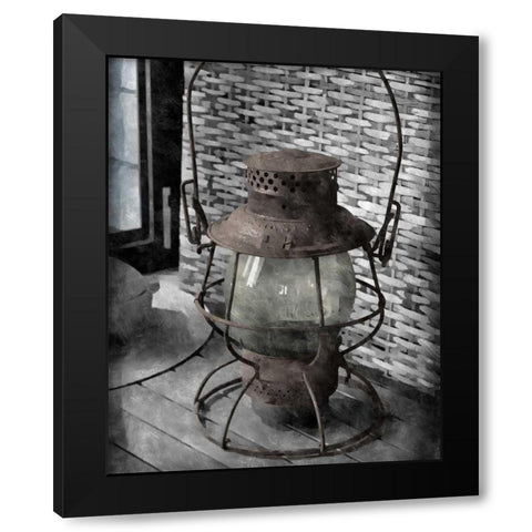 On the Farm III Black Modern Wood Framed Art Print with Double Matting by Romita, Denise