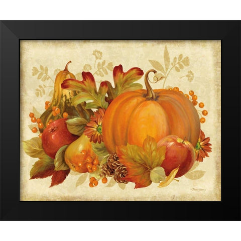 Harvest Bounty Rectangle Black Modern Wood Framed Art Print by Gladding, Pamela