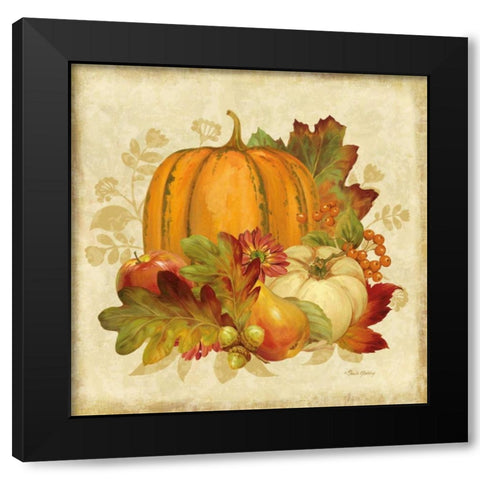 Harvest Bounty I Black Modern Wood Framed Art Print with Double Matting by Gladding, Pamela