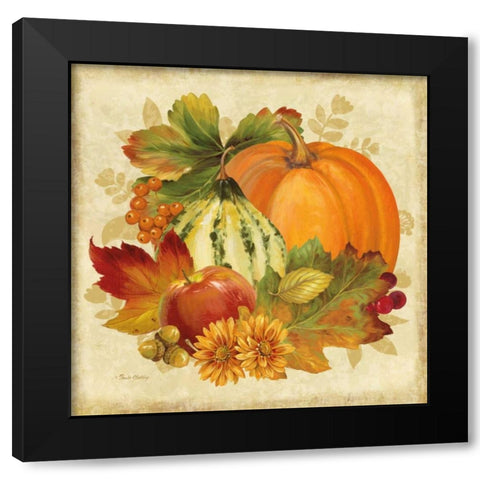 Harvest Bounty II Black Modern Wood Framed Art Print with Double Matting by Gladding, Pamela