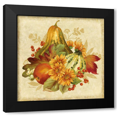 Harvest Bounty III Black Modern Wood Framed Art Print by Gladding, Pamela