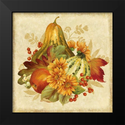 Harvest Bounty III Black Modern Wood Framed Art Print by Gladding, Pamela