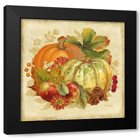 Harvest Bounty IV Black Modern Wood Framed Art Print with Double Matting by Gladding, Pamela