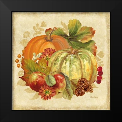 Harvest Bounty IV Black Modern Wood Framed Art Print by Gladding, Pamela