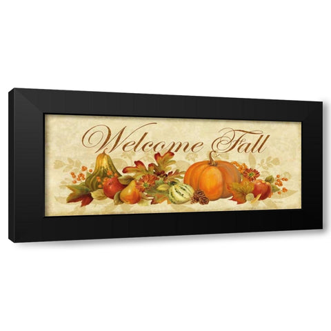Harvest Bounty Panel Black Modern Wood Framed Art Print with Double Matting by Gladding, Pamela