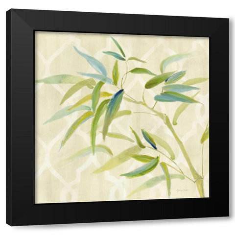 Zen Bamboo II Black Modern Wood Framed Art Print by Coulter, Cynthia