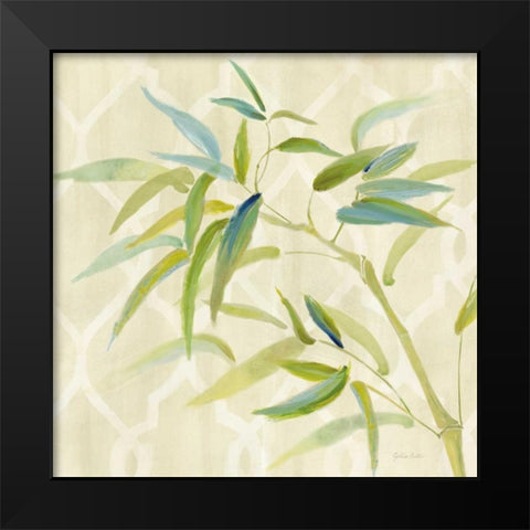 Zen Bamboo II Black Modern Wood Framed Art Print by Coulter, Cynthia