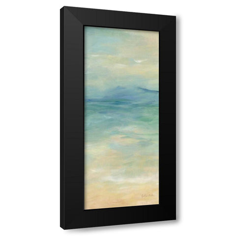 Ocean Reflections Panel I Black Modern Wood Framed Art Print by Coulter, Cynthia