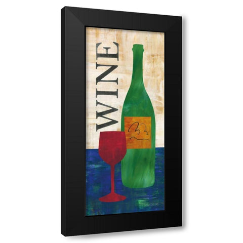 Wine and Vino II Black Modern Wood Framed Art Print by Dundon, Caitlin