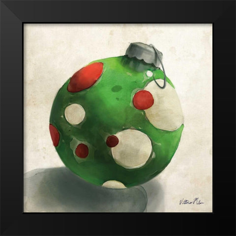Ornament Trio III Black Modern Wood Framed Art Print by Milan, Vittorio